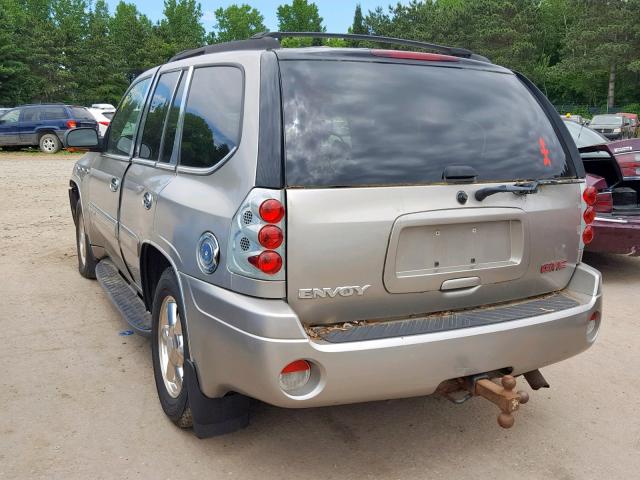 1GKDT13S922475475 - 2002 GMC ENVOY SILVER photo 3