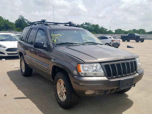 1J4GW68N8XC666560 - 1999 JEEP GRAND CHER BROWN photo 1