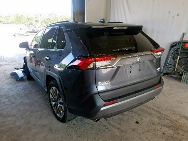 JTMN1RFV8KD514393 - 2019 TOYOTA RAV4 LIMIT GRAY photo 3