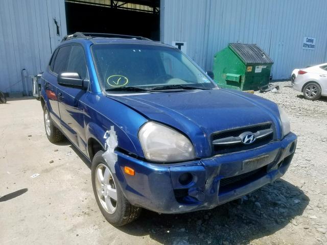 KM8JM12B76U379735 - 2006 HYUNDAI TUCSON GL BLUE photo 1