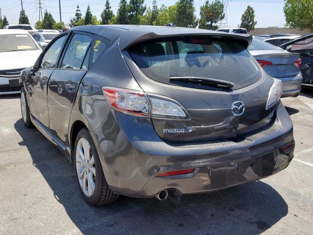 JM1BL1M64B1365315 - 2011 MAZDA 3 S CHARCOAL photo 3