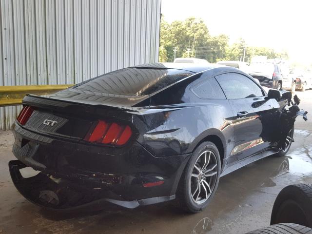 1FA6P8CF7F5316761 - 2015 FORD MUSTANG GT BLACK photo 4