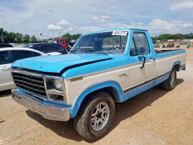 1FTCF10E2BUA07010 - 1981 FORD F100 TWO TONE photo 2