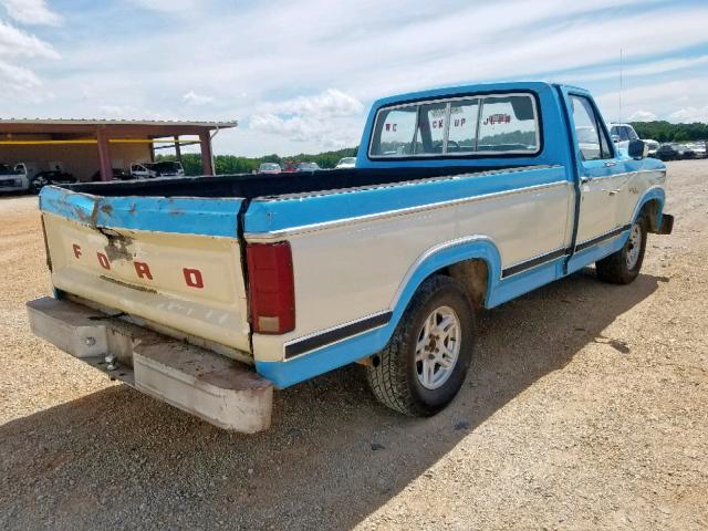 1FTCF10E2BUA07010 - 1981 FORD F100 TWO TONE photo 4