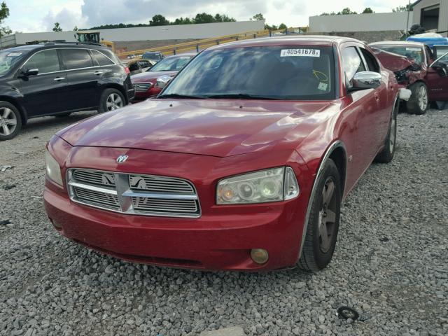 2B3KA33VX9H562626 - 2009 DODGE CHARGER SX RED photo 2