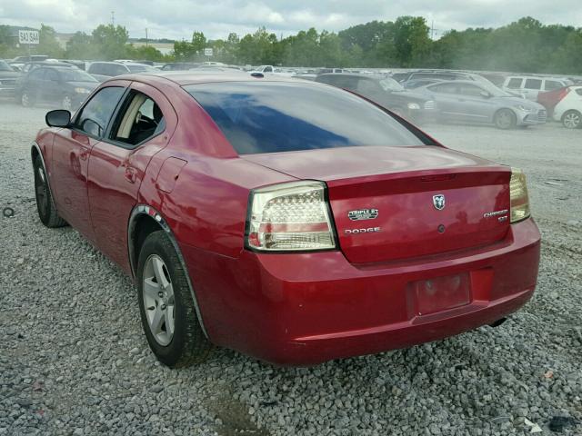 2B3KA33VX9H562626 - 2009 DODGE CHARGER SX RED photo 3