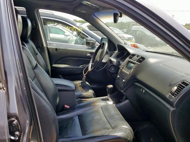 2HNYD18886H534501 - 2006 ACURA MDX TOURIN GRAY photo 5