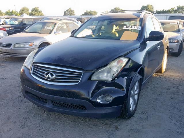 JN1AJ0HP5AM703481 - 2010 INFINITI EX35 BASE BLACK photo 2