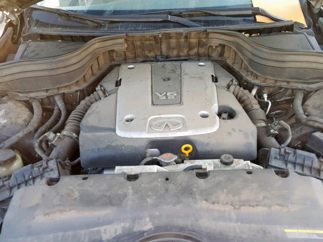 JN1AJ0HP5AM703481 - 2010 INFINITI EX35 BASE BLACK photo 7