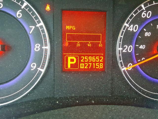 JN1AJ0HP5AM703481 - 2010 INFINITI EX35 BASE BLACK photo 8