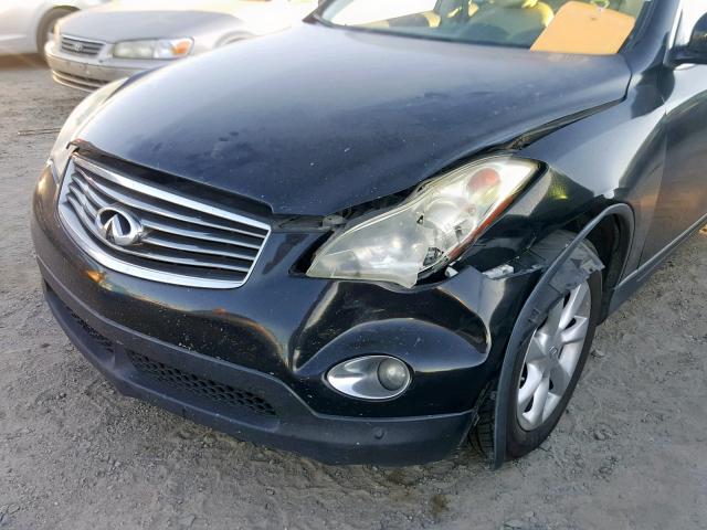 JN1AJ0HP5AM703481 - 2010 INFINITI EX35 BASE BLACK photo 9