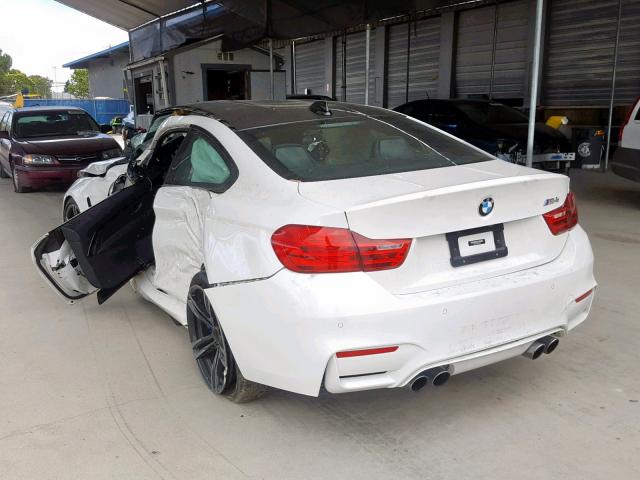 WBS3R9C53GK335761 - 2016 BMW M4 WHITE photo 3