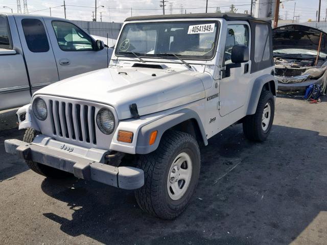 1J4FA39S84P724975 - 2004 JEEP WRANGLER X SILVER photo 2