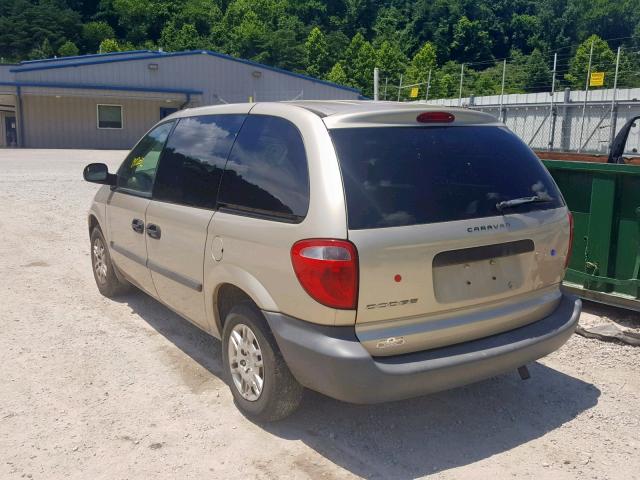 1D4GP25R86B654662 - 2006 DODGE CARAVAN SE GOLD photo 3