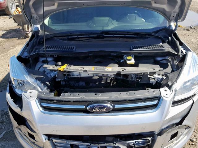 1FMCU0J98EUB96893 - 2014 FORD ESCAPE TIT SILVER photo 7