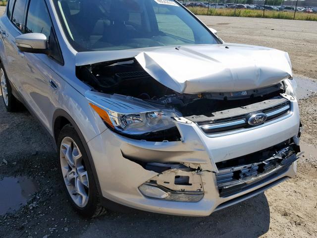 1FMCU0J98EUB96893 - 2014 FORD ESCAPE TIT SILVER photo 9