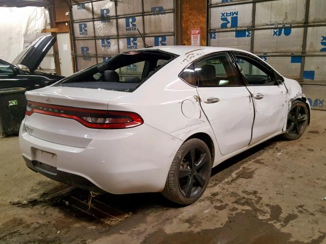 1C3CDFBBXGD578598 - 2016 DODGE DART SXT WHITE photo 4