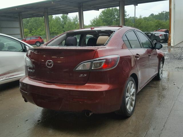 JM1BL1S62A1207878 - 2010 MAZDA 3 S RED photo 4