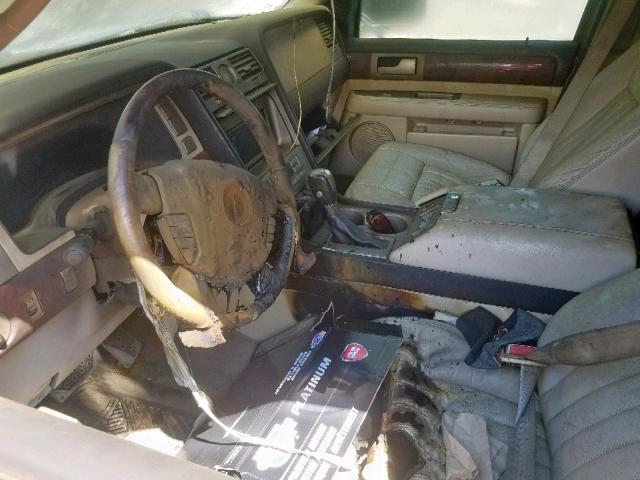 5LMFU28R93LJ40623 - 2003 LINCOLN NAVIGATOR ოქროსფერი ფოტო 9