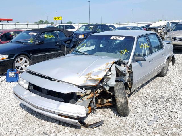 1G3AG55N1P6425686 - 1993 OLDSMOBILE CUTLASS CI Mavi foto 2