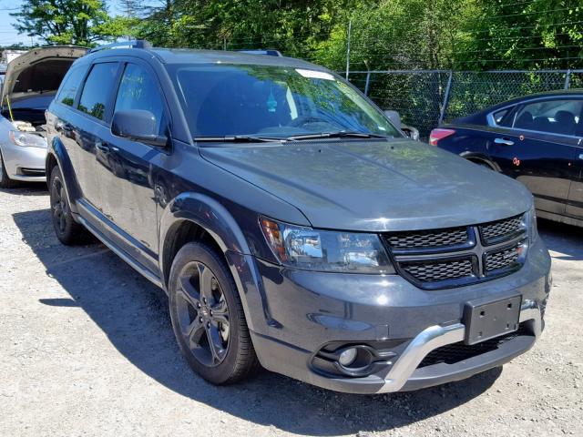 3C4PDDGGXJT371166 - 2018 DODGE JOURNEY CR GRAY photo 1