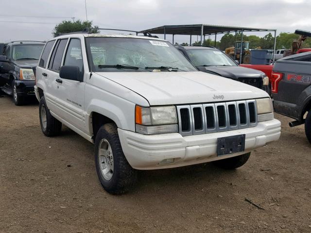 1J4FX48S0WC295220 - 1998 JEEP GRAND CHER WHITE photo 1