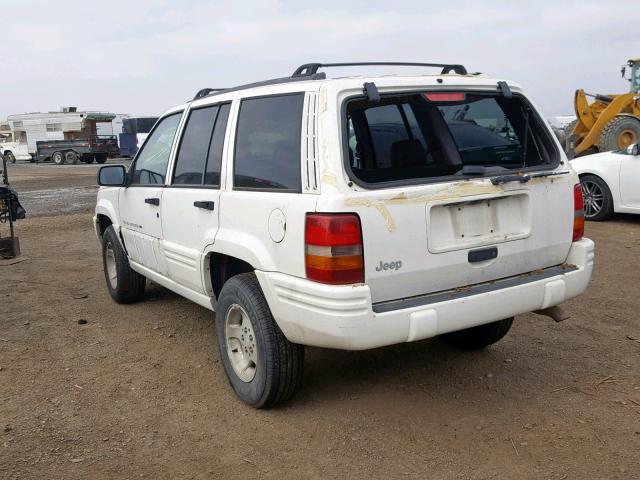 1J4FX48S0WC295220 - 1998 JEEP GRAND CHER WHITE photo 3