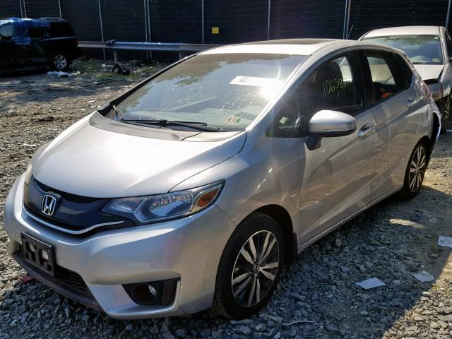 JHMGK5H70GS009950 - 2016 HONDA FIT EX SILVER photo 2