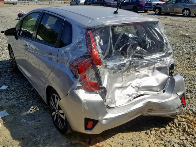 JHMGK5H70GS009950 - 2016 HONDA FIT EX SILVER photo 3