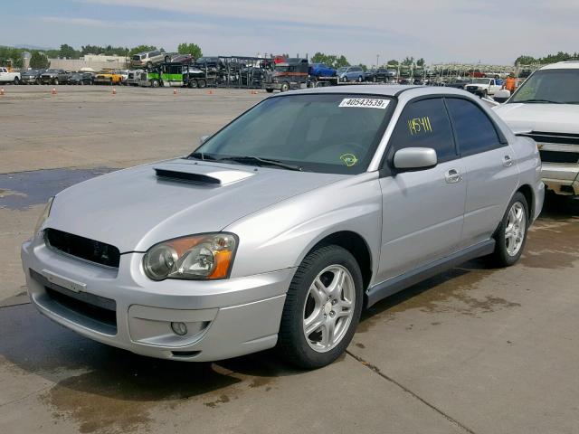 JF1GD29674G518874 - 2004 SUBARU IMPREZA WR SILVER photo 2