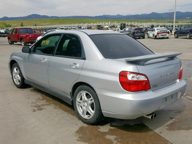 JF1GD29674G518874 - 2004 SUBARU IMPREZA WR SILVER photo 3