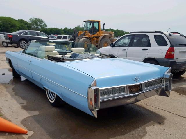 F5269146 - 1965 CADILLAC DEVILLE BLUE photo 3