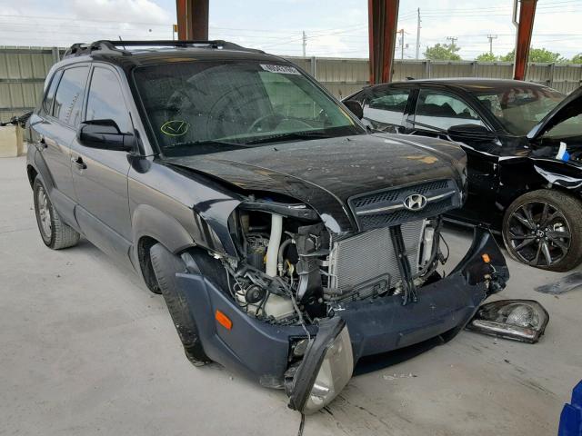 KM8JN72D27U621351 - 2007 HYUNDAI TUCSON SE BLACK photo 1