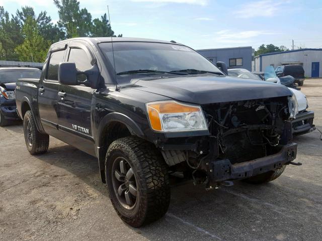 1N6BA0EC5DN300311 - 2013 NISSAN TITAN S BLACK photo 1