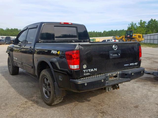 1N6BA0EC5DN300311 - 2013 NISSAN TITAN S BLACK photo 3