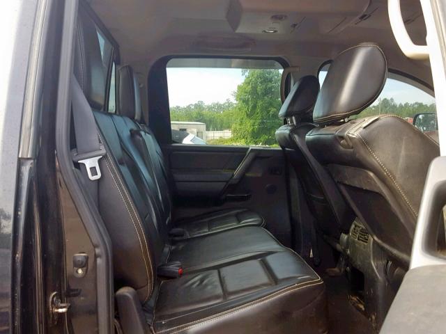 1N6BA0EC5DN300311 - 2013 NISSAN TITAN S BLACK photo 6