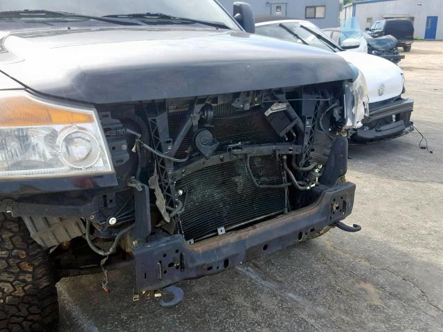 1N6BA0EC5DN300311 - 2013 NISSAN TITAN S BLACK photo 9