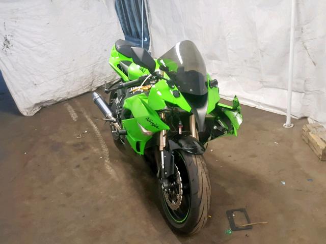 JKAZX4R189A008371 - 2009 KAWASAKI ZX600 R GREEN photo 1