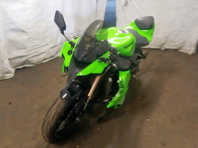 JKAZX4R189A008371 - 2009 KAWASAKI ZX600 R GREEN photo 2