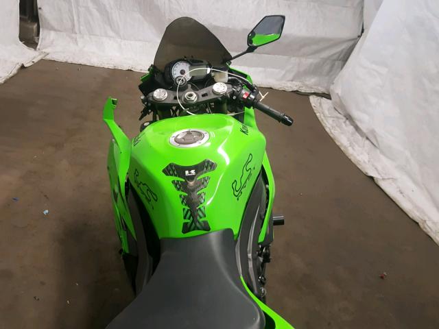 JKAZX4R189A008371 - 2009 KAWASAKI ZX600 R GREEN photo 5