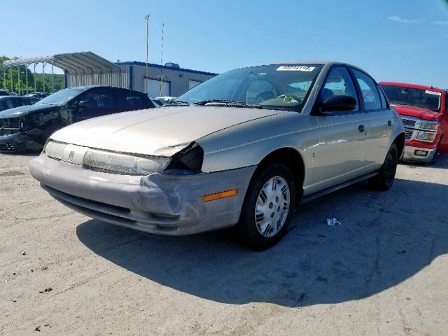 1G8ZH5283VZ375622 - 1997 SATURN SL1 TAN photo 2