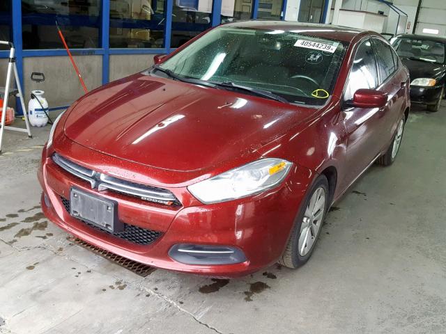 1C3CDFDH1FD275872 - 2015 DODGE DART SE AE RED photo 2