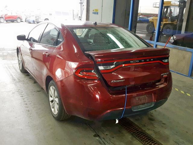 1C3CDFDH1FD275872 - 2015 DODGE DART SE AE RED photo 3