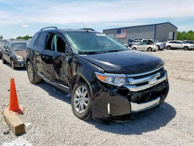 2FMDK3JC1DBC84390 - 2013 FORD EDGE SEL BLACK photo 1