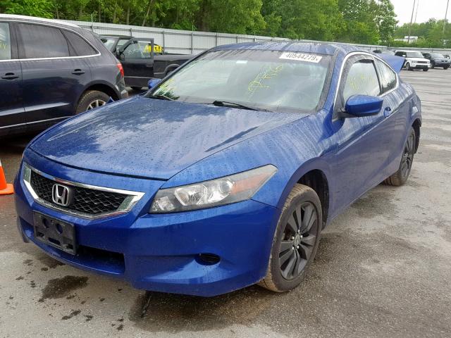 1HGCS1B86AA008794 - 2010 HONDA ACCORD EXL BLUE photo 2