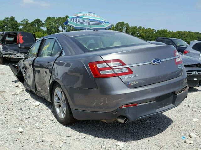 1FAHP2H86DG123230 - 2013 FORD TAURUS SEL GRAY photo 3