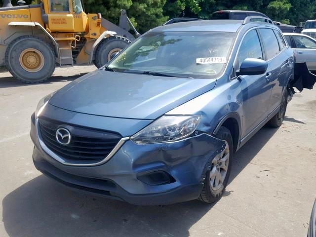 JM3TB2BA3F0465316 - 2015 MAZDA CX-9 SPORT BLUE photo 2