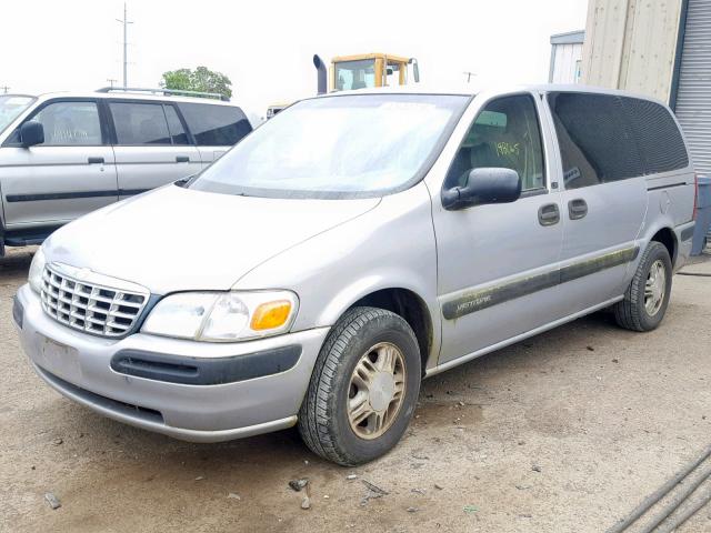 1GNDX03E2YD170568 - 2000 CHEVROLET VENTURE SILVER photo 2