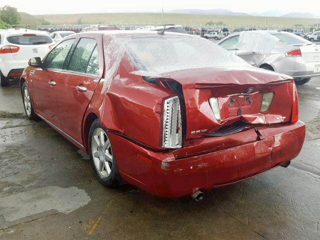 1G6DW67V480179663 - 2008 CADILLAC STS RED photo 3