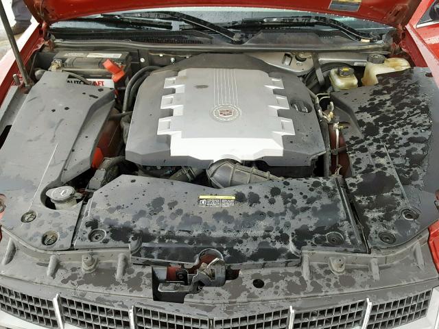 1G6DW67V480179663 - 2008 CADILLAC STS RED photo 7